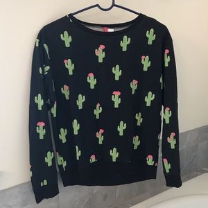 Cactus print top